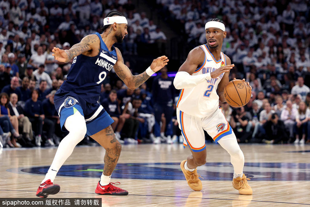 SGA轰40+10+9华子16分 雷霆险胜森林狼总分3-1